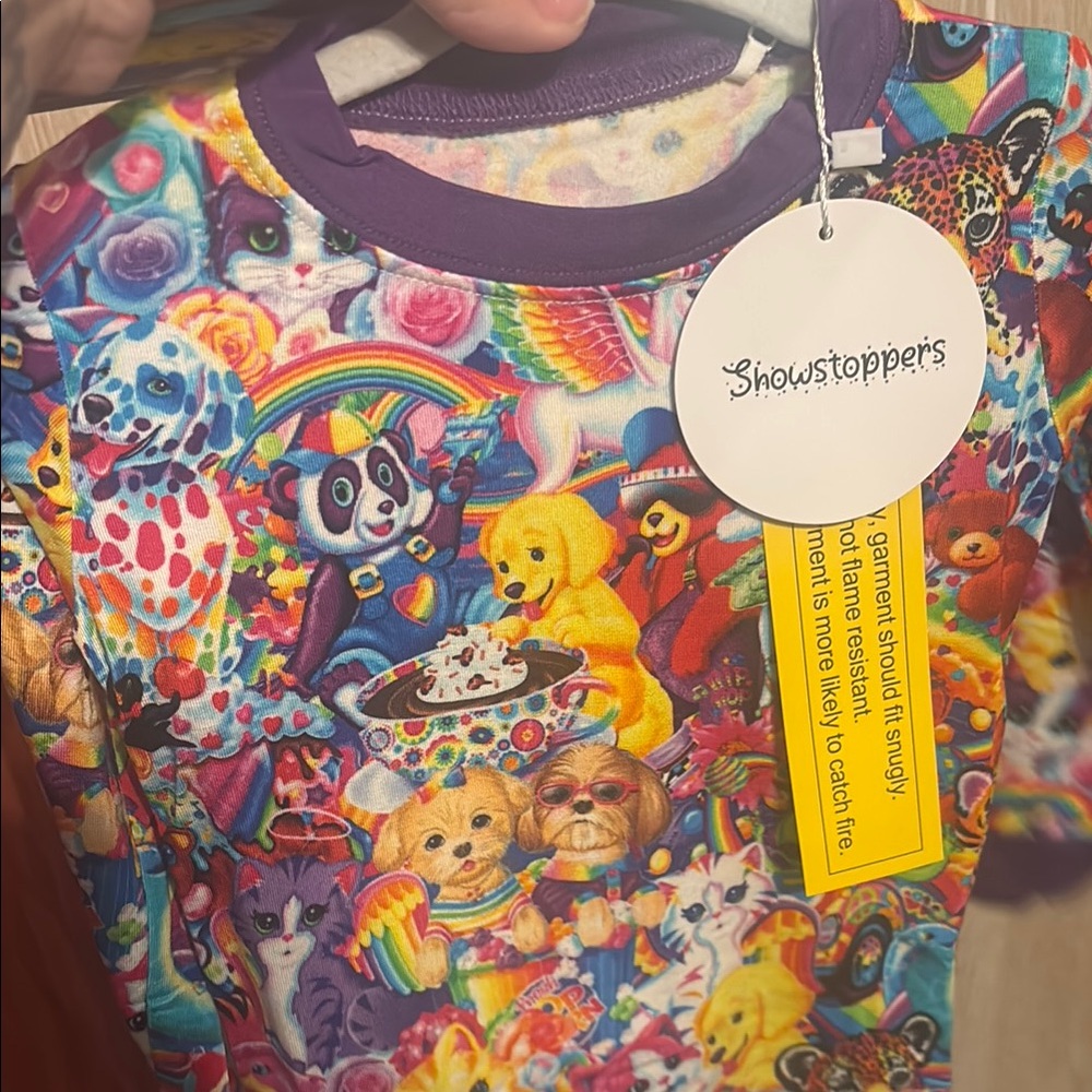 Showstoppers Colorful Animal Print Shirt